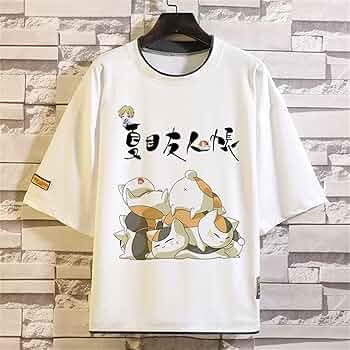 夏目友人帳 Tシャツ ニャンコ先生 夏目友人帳 - Ani-Art Tシャツ（ニャンコ先生）/メンズ
